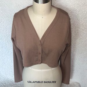 Mocha brown sweater Size Small Forever 21